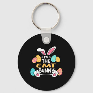 Im The Emt Bunny Paramedic Easter Key Ring