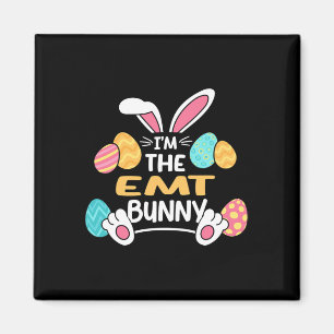 Im The Emt Bunny Paramedic Easter Magnet