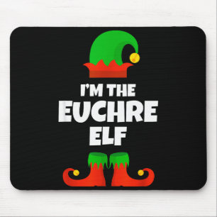 I'm The Euchre Elf Family Pajama Christmas Funny P Mouse Mat