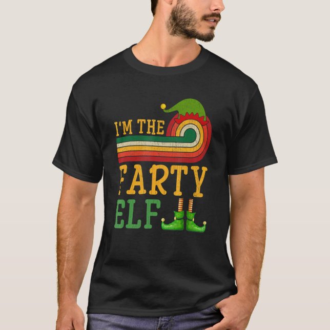 I'm The Farty Elf Matching Group Christmas Party P T-Shirt (Front)