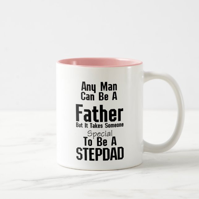 I'm The Father That Stepped Step Father Two-Tone Coffee Mug (Right)