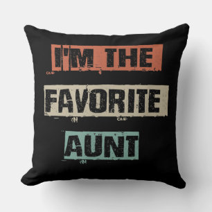 Im The Favourite Aunt Gift Cushion