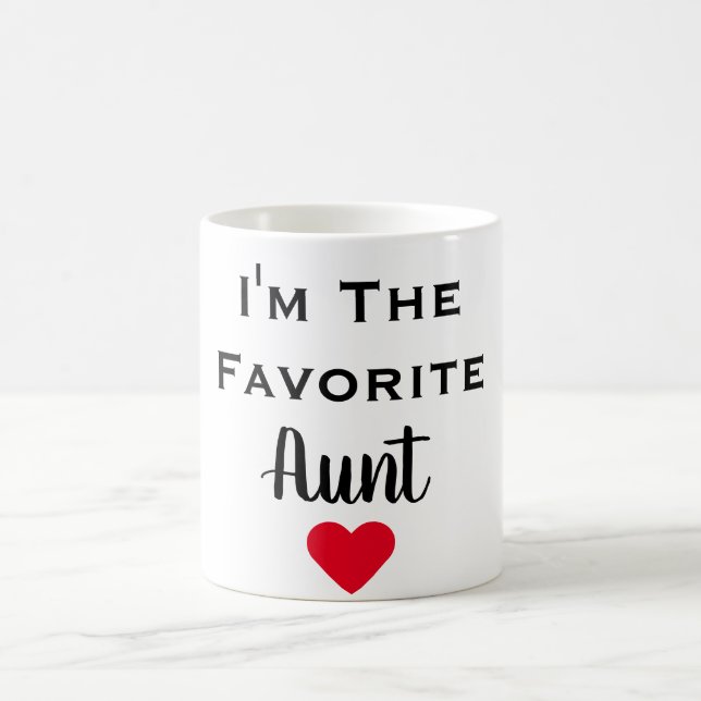 I'm The Favourite Aunt Mug (Center)
