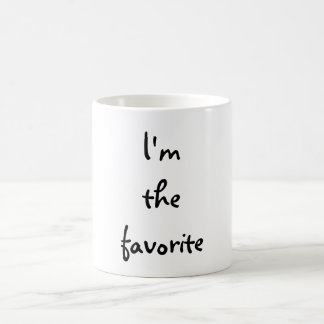 I'm the favourite coffee mug