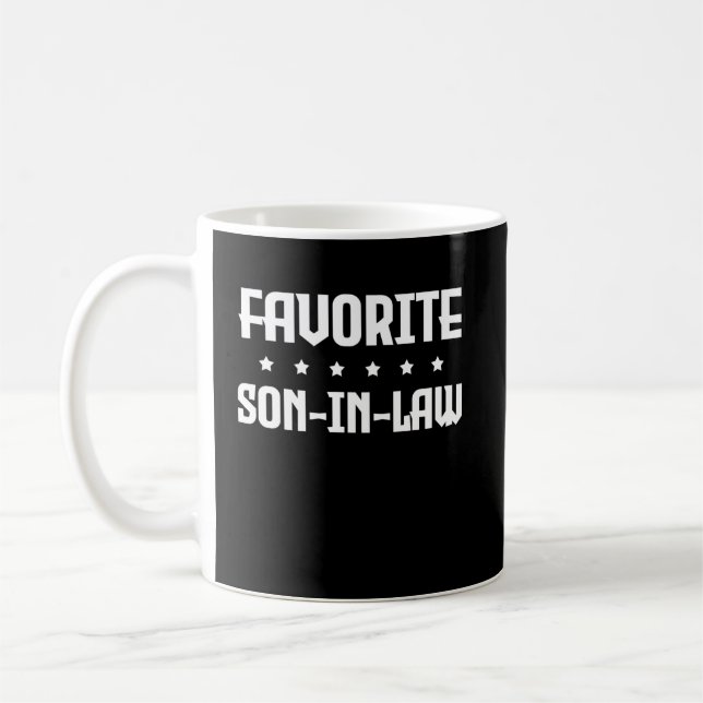 I'm The Favourite Son In Law Awesome Gift Ideas Coffee Mug (Left)