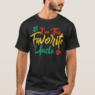 Im The Favourite Uncle retro vintage Uncle birthda T-Shirt