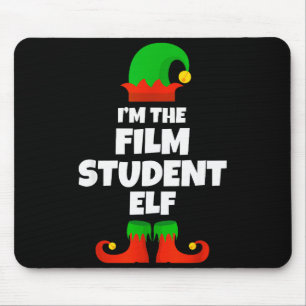 I'm The Film Student Elf Family Pajama Christmas F Mouse Mat