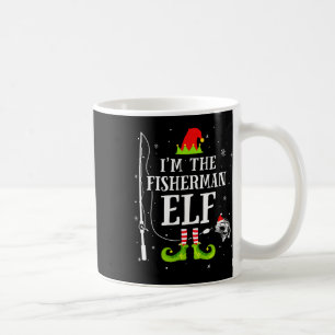 I'm The Fisherman Elf Matching Funny Fishing Chris Coffee Mug