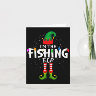 I'm The Fishing Matching Christmas Family  Card