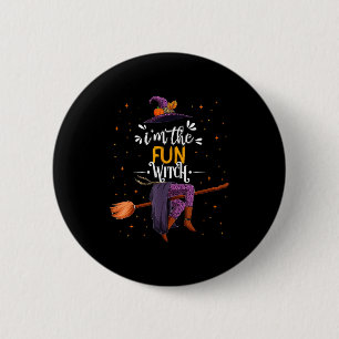 Im The Fun Witch Halloween Matching Group Costume  6 Cm Round Badge