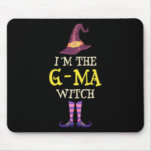 I'm The G-ma Witch Costume Halloween Funny Witchy Mouse Mat