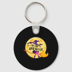 I'm The Gaga Witch Shirt Halloween Matching Group Key Ring