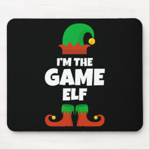 I'm The Game Elf Family Pajama Christmas Funny Gam Mouse Mat