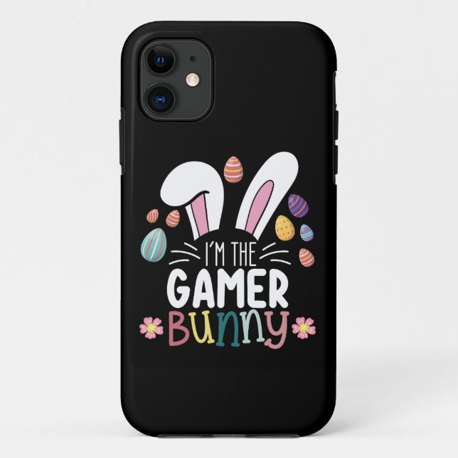 I'm The Gamer Bunny Gaming Easter Matching Case-Mate iPhone Case (Back)
