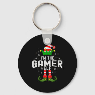I'm The Gamer Elf Christmas Family Pjs Costume  Key Ring