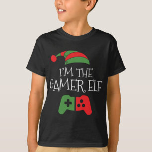 I'm The Gamer Elf Matching Family Funny Christmas T-Shirt