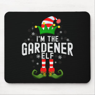 I'm The Gardener Elf Christmas Family Pjs Costume Mouse Mat