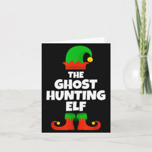 I'm The Ghost Hunting Elf Family Pajama Christmas Card