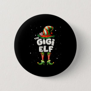 I'm The Gigi Elf Family Matching Group Christmas 6 Cm Round Badge