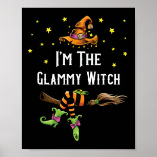 Im The Glammy Witch Halloween Matching Group Costu Poster