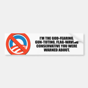 I'm the God fearing Conservative Bumper Sticker