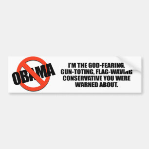 I'm the God fearing Conservative Bumper Sticker