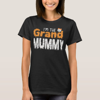 I'm The Grand Mummy Funny Grandma Family Halloween T-Shirt