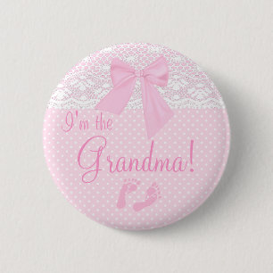 I'm The Grandma 6 Cm Round Badge