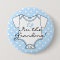 I'm The Grandma  Blue Baby Footprints Personalised