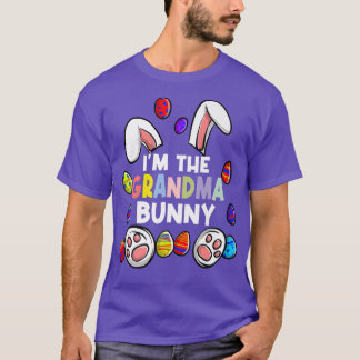 I'm The Grandma Bunny Cute Bunny Family Matching E T-Shirt