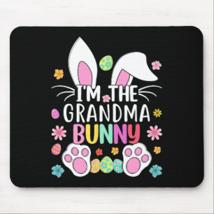 I'm The Grandma Bunny Cute Easter Rabbit Ears Gigi Mouse Mat