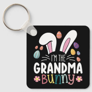 I'm The Grandma Bunny Easter Family Matching Key Ring