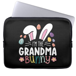 I'm The Grandma Bunny Easter Family Matching Laptop Sleeve