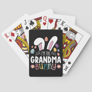 I'm The Grandma Bunny Easter Family Matching Playing Cards