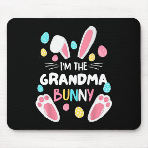I'm The Grandma Bunny Matching Family Easter Party Mouse Mat