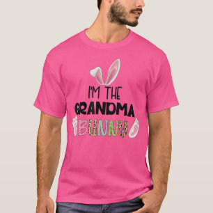 I'm The Grandma Nana Bunny Matching Family Easter  T-Shirt