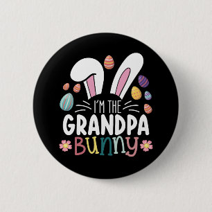 I'm The Grandpa Bunny Easter Family Matching 6 Cm Round Badge