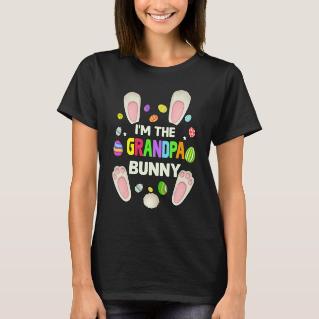 I'm The Grandpa Bunny Family Matching Easter Day M T-Shirt (Front)