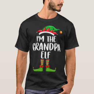 I'm The Grandpa Elf Matching Family Christmas T-Shirt