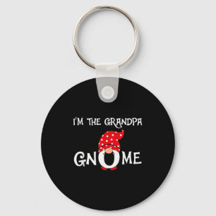 I'm The Grandpa Gnome Funny Christmas Gnome Key Ring