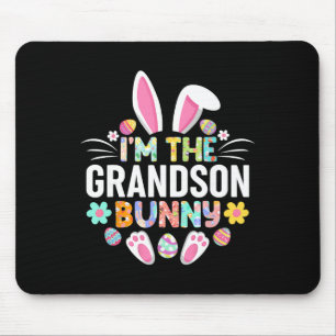 I'm The Grandson Bunny Funny Easter Day Family Mat Mouse Mat