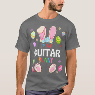 I'm The Guitar Bunny Easter Party Matching Family  T-Shirt