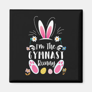 I'm The Gymnast Bunny Matching Family Easter Party Magnet