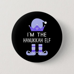 I'm The Hanukkah Elf Jewish Menorah Funny 6 Cm Round Badge