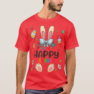 I'm The Happy Bunny Easter Day Matching Family Egg T-Shirt