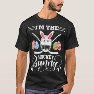 I'm The Hockey Bunny Funny Easter Day Ice Hockey P T-Shirt