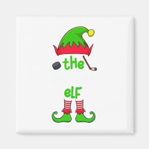 I'm The Hockey Elf Christmas Family Matching Pajam Magnet