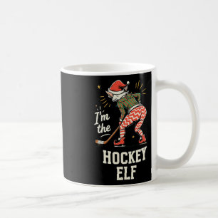 I'm The Hockey Elf Funny Matching Family Christmas Coffee Mug