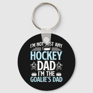 I'm The Hockey Goalie Dad Of An Ice Hockey Goalkee Key Ring
