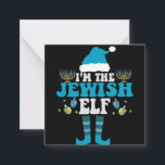 I'm the Jewish Elf Funny Hanukkah Menorah Gift Card<br><div class="desc">funny, hanukkah, chanukah, gift, birthday, jewish, jew, holiday, elf</div>